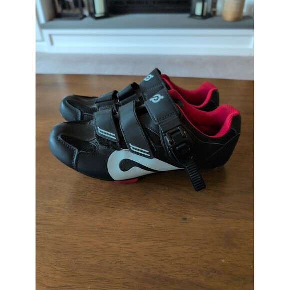 EUC Peloton cycling bike shoes with look delta cleats EU 38 US women's 7 - Picture 3 of 7